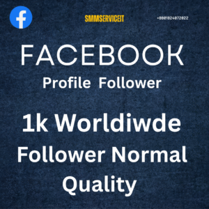 1k Facebook Follower - 𝗔𝗹𝗹 𝗧𝘆𝗽𝗲 𝗣𝗿𝗼𝗳𝗶𝗹𝗲/𝗣𝗮𝗴𝗲 ~ Bot Account