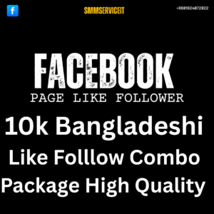 10k Facebook Page Like Follower High Quality