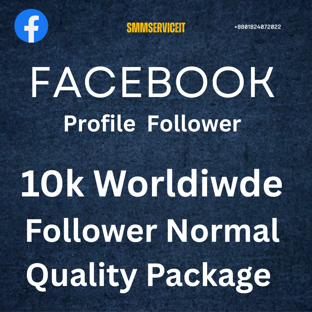10k Facebook Id Follower Combo Packge