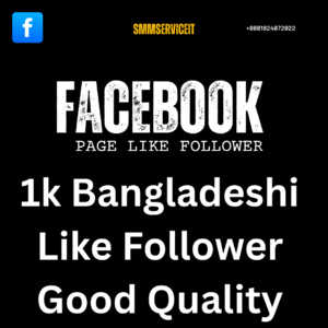 1k Facebook Bangladeshi Like Follower Good Quality