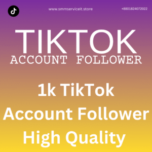 1k TikTok Follower High Quality