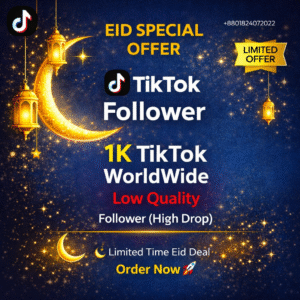 1k TikTok Follower Low Quality
